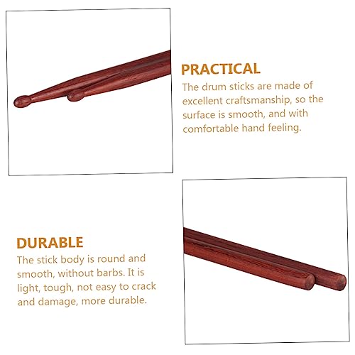 Baquetas de madera para batería y percusión miniatura 3