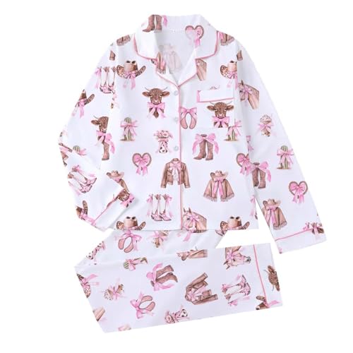 Pijama de manga larga mujer para oficina en casa y vacaciones con cuello rabattu
