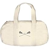 Hecho de lona gruesa, 100% algodón, esta bolsa de lona grande es ideal para el gimnasio o como una espaciosa bolsa de vi