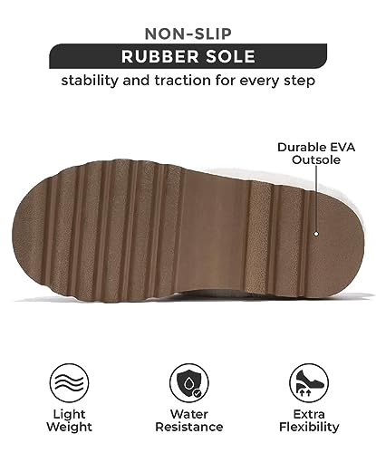 Project Cloud Genuine Suede Winter Boots for Women - Memory Foam Platform Non-slip Ankle Footwear - Fall Shoes 2025 (Furby)4