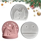 Versatilità espositiva festiva: gli stampi in silicone natalizi offrono una varietà di forme come case, auto e alberi, promuovendo l'artigianato fantasioso consentendo la creazione di accattivanti display festivi ideali per decorare durante le festività natalizie o eventi speciali