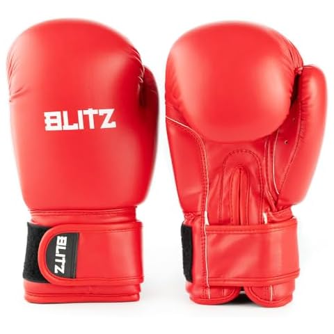 Blitz Kids Omega Boxing Gloves in Red Cover