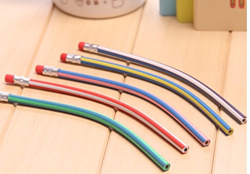 35 Pieces Flexible Soft Pencil Magic Bend Pencils For Kids Children School Fun Equipment #TOP5
