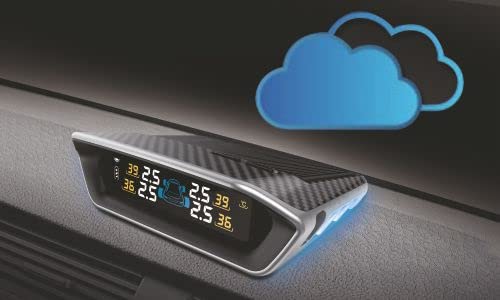 Image of Blaupunkt Tyre Pressure Monitoring System - Solar Powered - Multi-Color Solar Powered Display