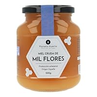 Miel cru de mille fleurs 100 % naturel, non filtré ni pasteurisé pour conserver sa pureté, ses propriétés nutritionnelles et son goût floral unique : récolté directement à partir de ruches situées dans des environnements sauvages, ce miel brut conser...
