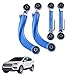 Tiny Force 4Pcs Adjustable Left and Right Control Arms Rear Camber and Toe, Compatible with Ford Focus Escape; Compatible with Mazda 3; Compatible with Volvo S40 V50 C70 C30 00-19