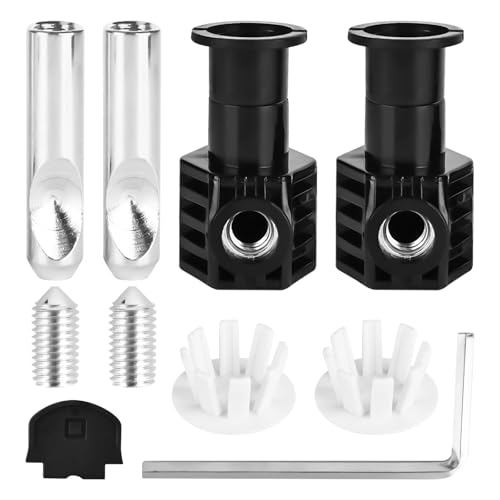 WC Befestigungsset, WC Anschluss Set, WC Sitz Befestigung von Oben, für Wandhängende Toilette, Einfach zu Installieren