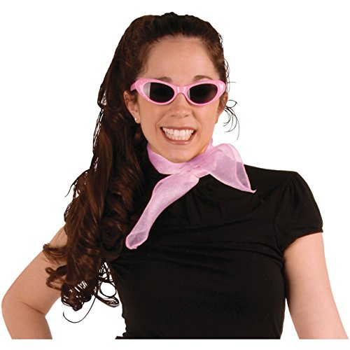 Foulard en mousseline rose Beistle 60218 pour costume et danse - Lot de 12 pièces