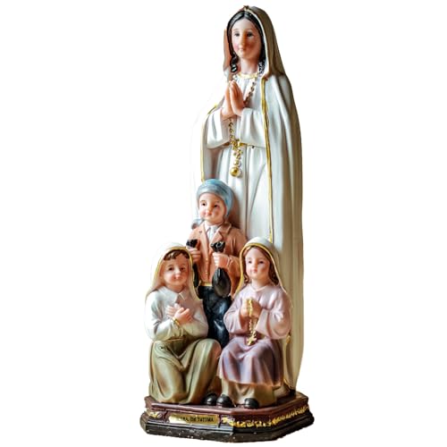 Sacro, Imagem Nossa Senhora De Fátima Resina 30cm Importada