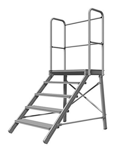 Preisvergleich Produktbild Hymer Stirnseitiges Geländer für Treppenpodest, für Stufenbreite 1000 mm