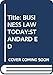 Title: BUSINESS LAW TODAY:STANDARD ED