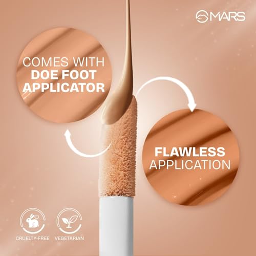 Image of MARS God's Glow Illuminator Highlighter (30ml) (04-HONEY) | Hyaluronic Acid, Green Tea & Rosemary Extract | Sheer Coverage | Light-Weight | Flawless Natural Look