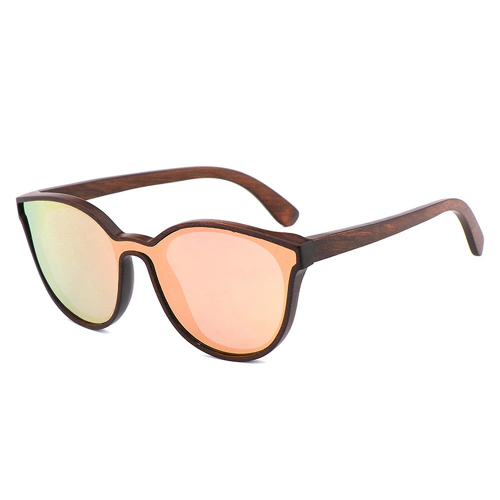 Gafas de sol de madera de bambú para mujer, polarizadas, UV400, para conducir, estilo vintage, para hombre.