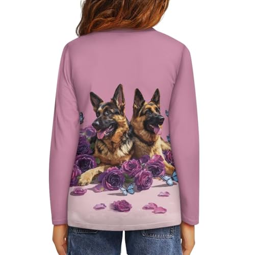 Image of Uourmeti Teens Girls Long Sleeve T Shirts Fall Outfits Boys Active Sportswear Running Tops