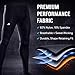 CompressionZ Men's Compression Pants for Workout, Sports | Base Layer Running Tights Leggings(Navy, Large)