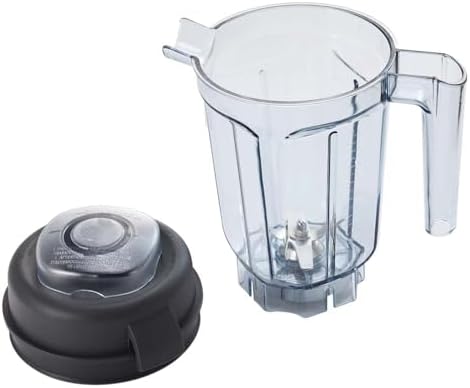EastFune for Vitamix Blenders 32oz Dry Grains Container, replace 5000 5200 6300 6500 7500 Pro 200 500 750 E310 E320 etc, compatible with Classic/Professional/Explorian Series Pitcher Jar Cup