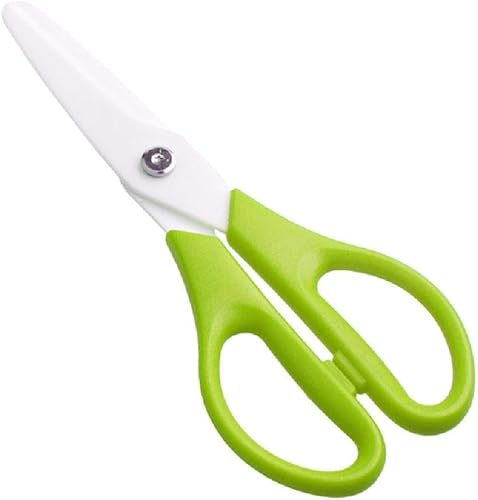 8 pulgadas Zirconia Cerámica Portátil Bebés Herramientas de mano PP Mango Complementario Niños Tijeras Complementarias Cocina Tijeras Cocina Tijeras