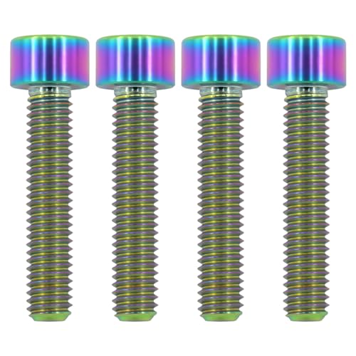 Image of M6x30 Titanium Bolts Socket Head Cap Screw, Colorful, 4PC
