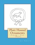 Plott Hound Ornaments: Color - Cut - Hang