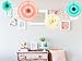 Benvo Party Hanging Fans Peach Cream Tissue Paper Fan Party Decorations for Birthday Bridal Showers Baby Showers Graduation Events Wedding Party Accessories, Set of 8