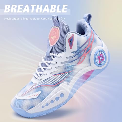 CJSPORX Women Men Basketball Shoes Non Slip Breathable Outdoor Fashion Unisex Sneakers2