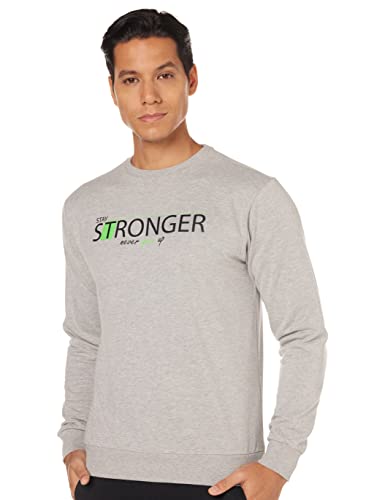 FUSEFIT MENS PCF RN NEVER GIVE UP SWEAT GREY MEL, Sweatshirt...