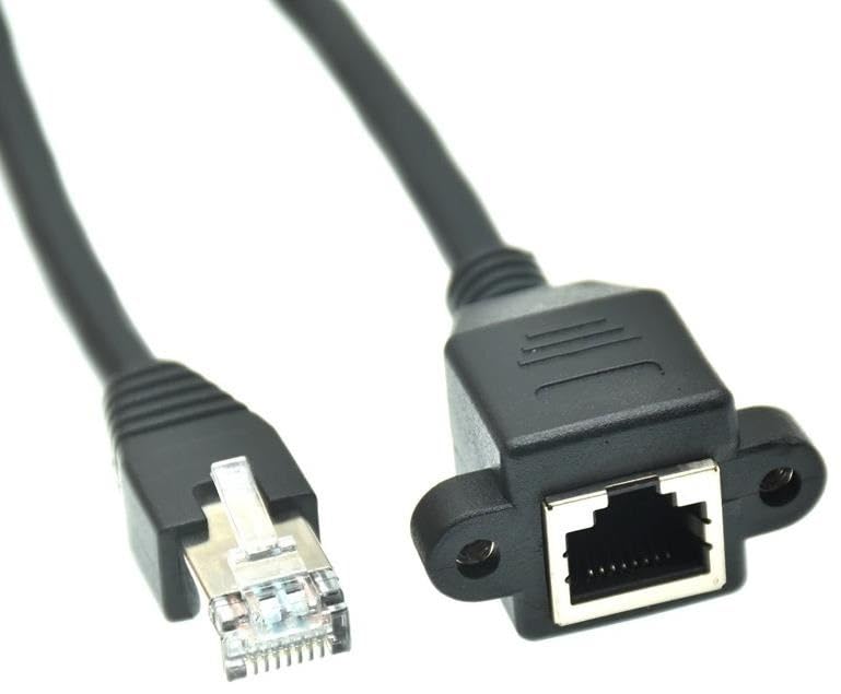 Lunatic 7950 Rj45 Dişi Erkek Uzatma 3M Panel Tipi Cat6 Montaj Kablosu (3 Metre)
