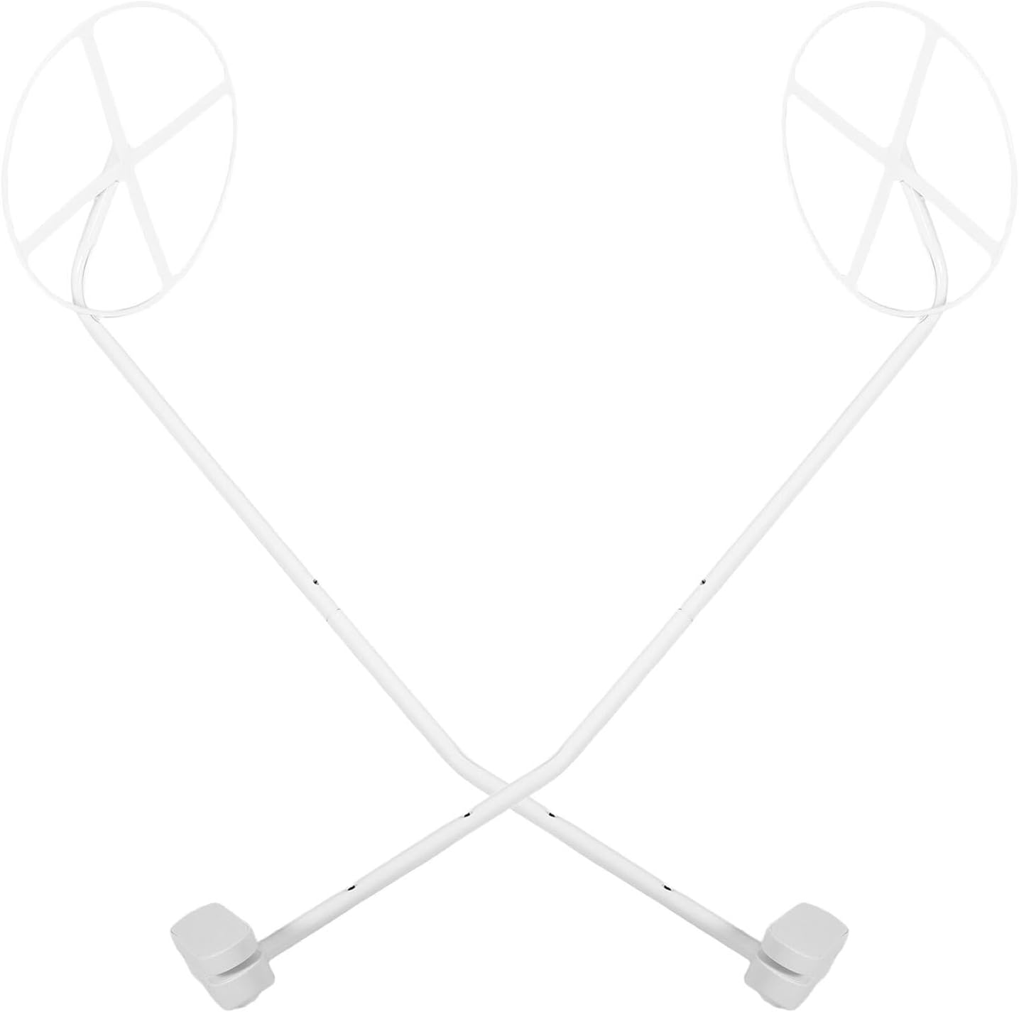 VICASKY 2pcs Crib Mosquito Net Support Brackets Clip-on Canopy Frame Holder for Bed Net Protection Nursery Bedding Accessories