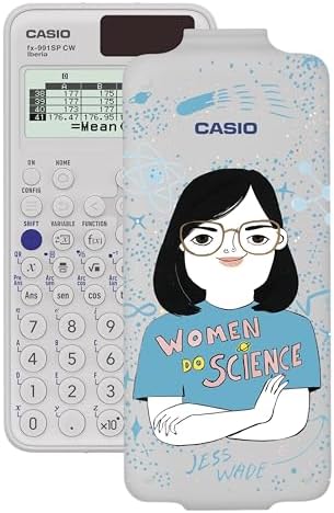Casio FX-991SP CW, Calculadora Científica con Jess Wade ilustrada...