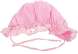 GALPADA 1pc Lovely for Girl Newborn Lace Eyelet Sun Hat Beach Breathable Pretty Kids Bonnet Kid Bucket Toddlers Boy Little Vacation Beautiful with Pink Chic Wide Toddler Protection Infant
