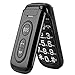 Produktbild Guwet Seniorenhandy ohne Vertrag, GSM Klapphandy Mobiltelefon mit Großtasten, 2,4 Zoll Farbdisplay, 1400 mAh Akku, Dual-SIM, SOS Notruftaste, Taschenlampe