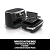 Ninja Foodi FlexDrawer Air Fryer, Twin Zone with Detachable Divider, Huge 10.4L Drawer, 7-in-1, Air-Fryer Makes use of No Oil, Air Fry, Roast, Bake, Max Crisp, Non-Stick Dishwasher Secure Portions, Black AF500UK - Image 3
