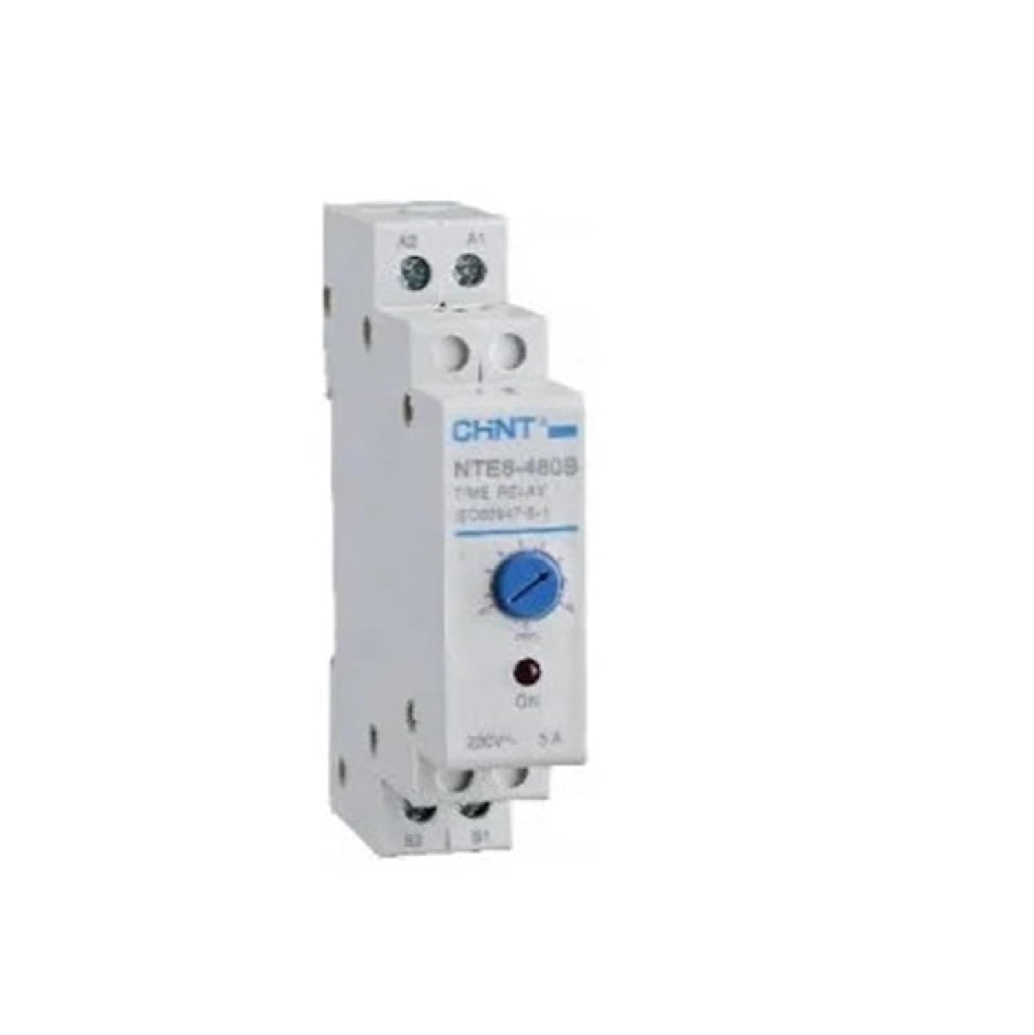 Series Time Delay Relay Control Off Power On Delay NTE8-A NTE8-B 10S 120S 480S AC220V DC24V Din Rail Digital Timer(DC 24V,NTE8-A 48-480S)