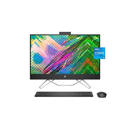 HP All-in-One Bundle PC, 27" Full HD Micro-Edge Touchscreen Display, 12thGeneration Intel Core i5 Processor, Intel Iris Xe Graphics, 12 GB SDRAM, 512 GB SSD, Windows11 Home OS, Wi-Fi (27-cb1170, 2022)