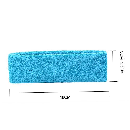 BRIGHTFUFU 6 Unidades fitness sade jó cabeta absorvente cômoda brindes arco de cabelo headbsnd para
