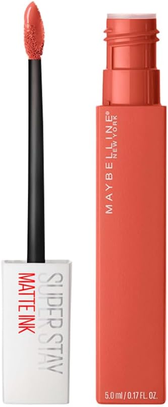 Maybelline SuperStay Matte Ink Batom Líquido Matte Longa Duração 16H com Aplicador Preciso, Não Transfere e Cor Intensa, Acabamento Matte