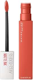 Maybelline SuperStay Matte Ink Batom Líquido Matte Longa Duração 16H com Aplicador Preciso, Não Transfere e Cor Intensa, Acabamento Matte Confortável, Cor 70 Amazonian Nude Amarronzado, 5ml