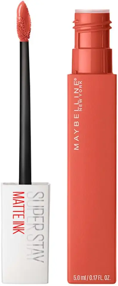 Maybelline SuperStay Matte Ink Batom Líquido Matte Longa Duração 16H com Aplicador Preciso, Não Transfere e Cor Intensa, Acabamento Matte Confortável, Cor 70 Amazonian Nude Amarronzado, 5ml
