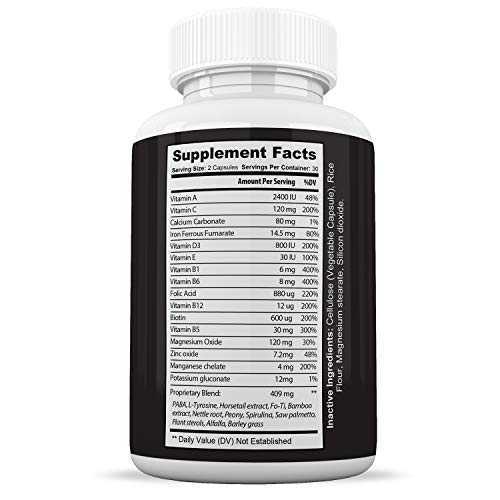 image for Justified Laboratories Anti Gray Hair Assist In Restoring Natural Hair