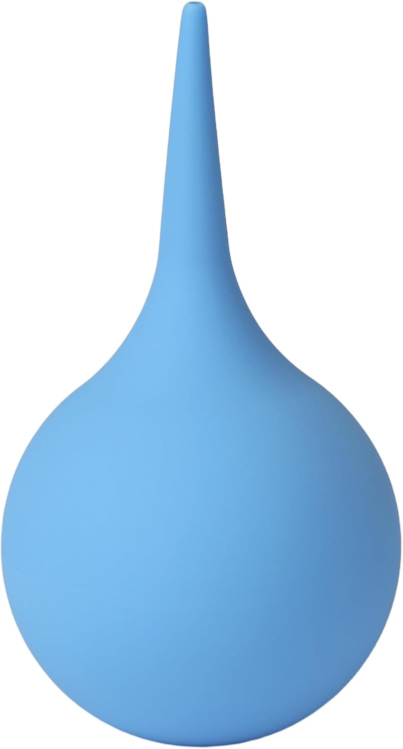 Ear Bulb Syringe, Large Volume Ear Wax Removal Tool & Nasal Aspirator, Reusable Gentle Squeeze Bulb for Ear Irrigation and Nasal Cleaning, Soft Latex-Free Bulb (135ml)