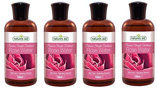 (4 Pack) - Natures Aid - Rosewater (Triple) | 150ml | 4 Pack Bundle