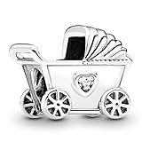 ✨KOMPATIBILITÄT✨ Der Durchmesser des Lochs beträgt 4,5-5,0 mm. Es passt perfekt zu Armbändern und anderen europäischen Armbändern wie Biagi, Baci, Troll und Chamilia. Wenn Sie mehr Details dieses Charmes möchten, schauen Sie sich bitte sorgfältig die Bilder an. Hinweis: Die Schlangenkette ist ausgeschlossen.