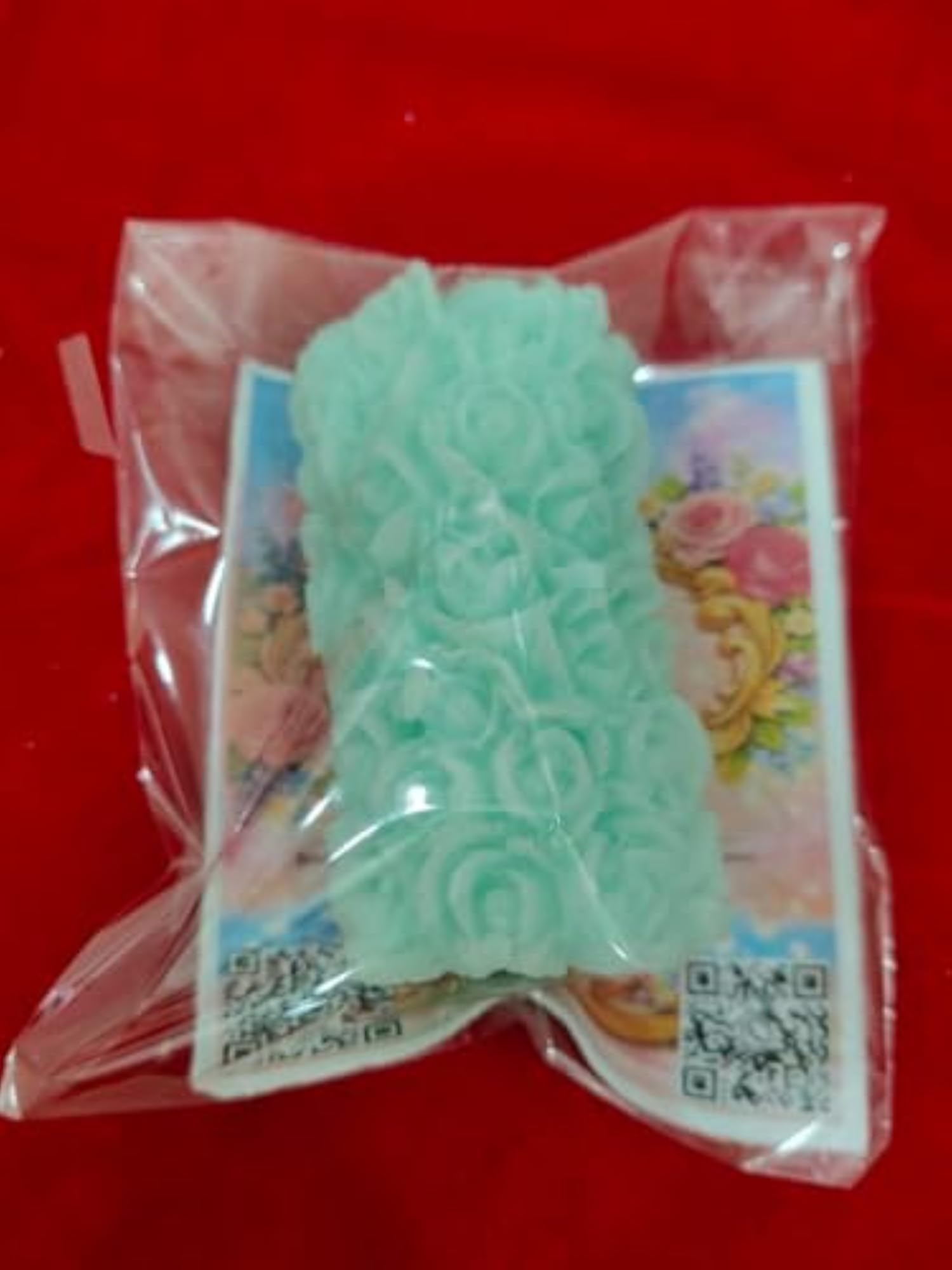Rose Pillar Candle, Romantic Decorative
