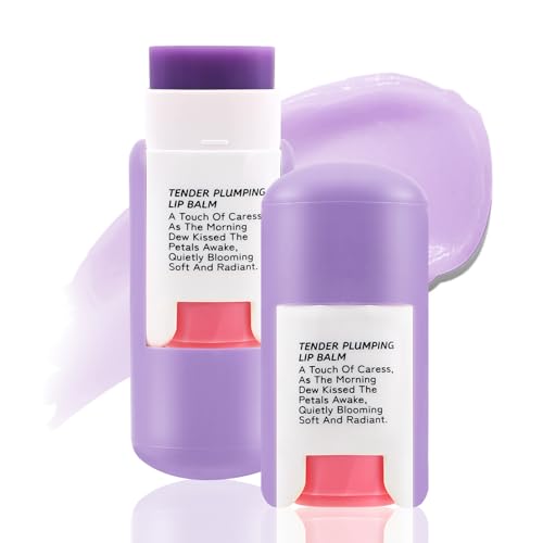 Image of Boobeen Plumping Lip Balm, Moisturizer for Dry Chapped Lips with Fruity Flavor, Cute Mini Lip Care for On-The-Go Hydration