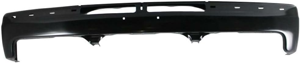 Front Bumper Face Bar w/o Mounting Brackets 1pc Steel Black Painted for Tahoe 00-06 for Silverado 1500/2500 99-02 for Silverado 1500HD/2500HD/3500 01-02 for Suburban 1500/2500 00-06
