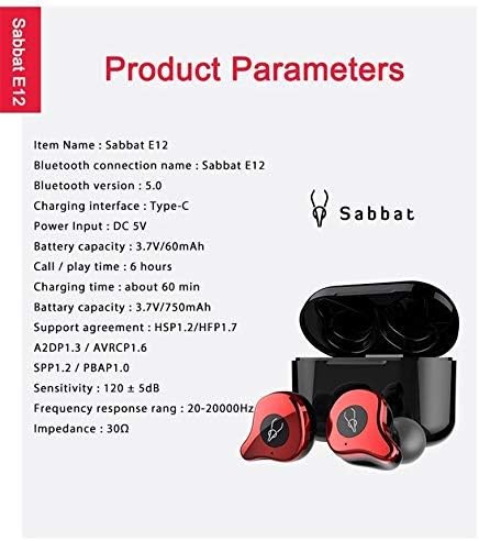 Linsoul Sabbat E12 Ultra TWS Bluetooth 5.0 True Wireless HiFi Earbuds, Sweatproof Noise Canceling Earphones with Built-in Mic for Sports Running (Sliver)