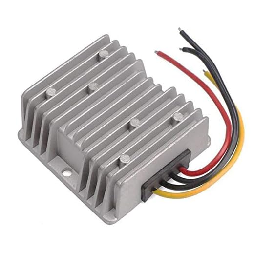 ZHITING DC strömkonverterare regulator vattentät, DC 12 v steg upp till 24 V 3 A 72 W vattentät omvandlare spänningsregulator modul för motor bil lastbil fordon båt solsystem