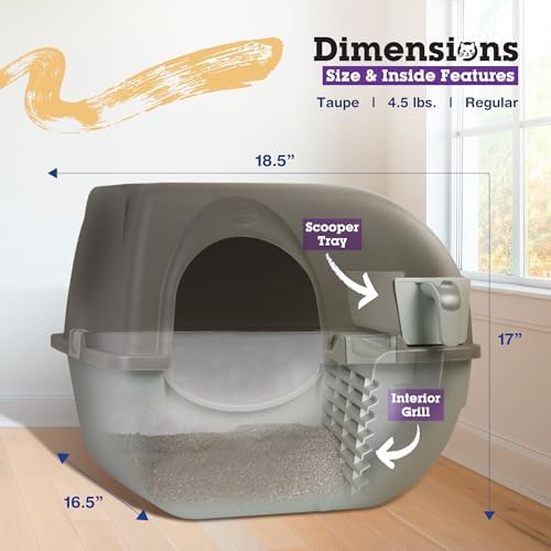 Omega Paw NRA15 Self Cleaning Litter Box Regular — alternate color or size variant on Amazon