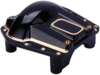 Replacement 1/6 RC Crawler Brass Diff Cover, Brass Front Rear Axle Differential Diff Cover Model Car DIY Replacement for Axial SCX6