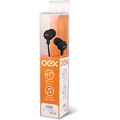 Fone De Ouvido Intra Auricular Preto, Newex, 48.6800